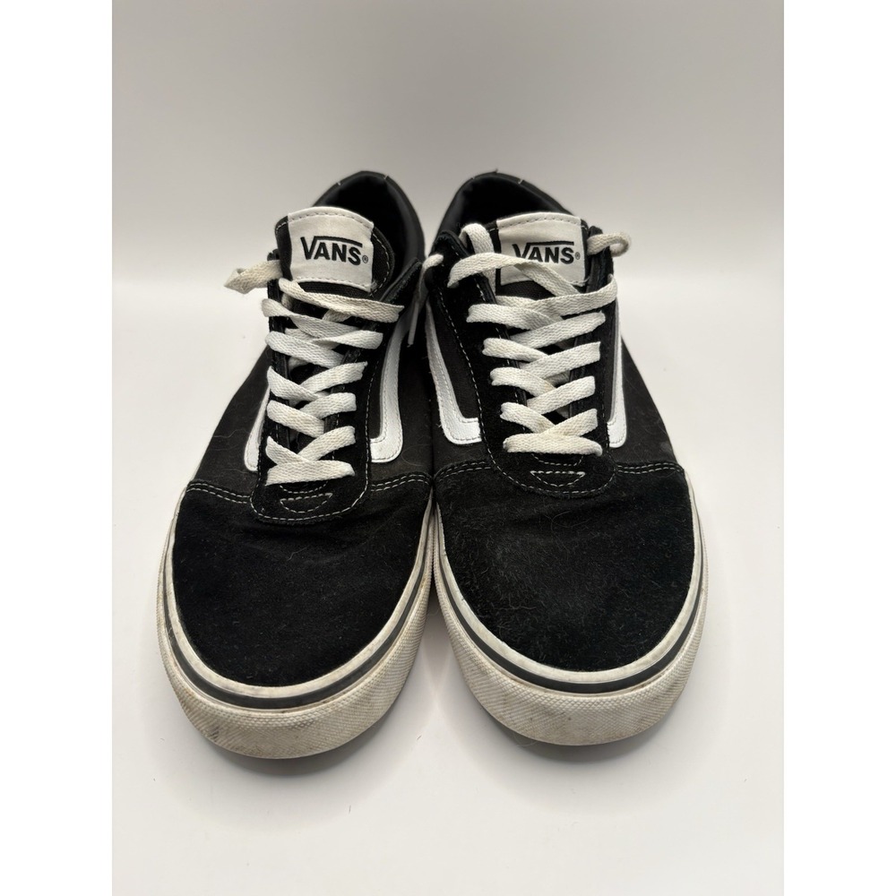 Vans Old Skool Mens Size 10.5 Black White Shoes Skate Casual Walking Training